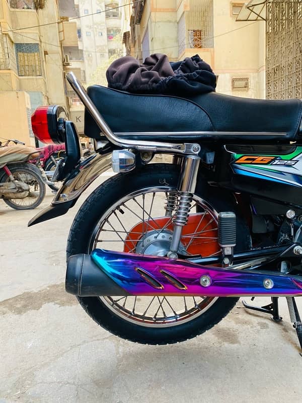 honda cg 125 karachi number 8