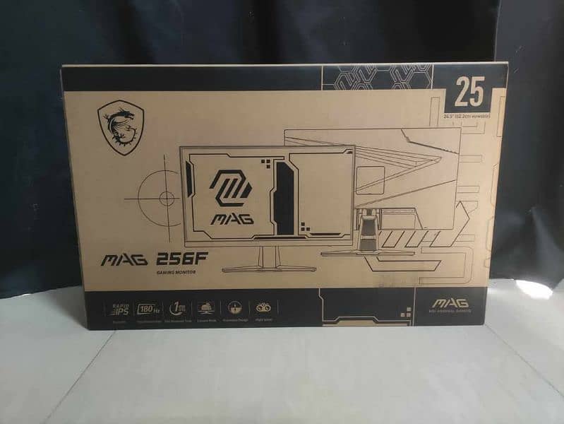 MSI MAG 256F 180HZ Gaming Monitor Brand New 0