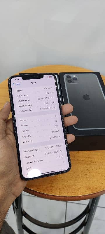 iphone 11 Pro Maxx 256 GB PTA approved with box VIP PRICE 4