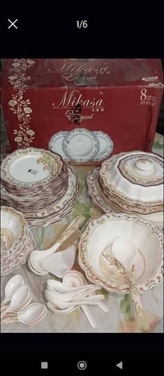 Malamine heavy glazed Dinner set