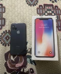 Iphone x PTA Full box