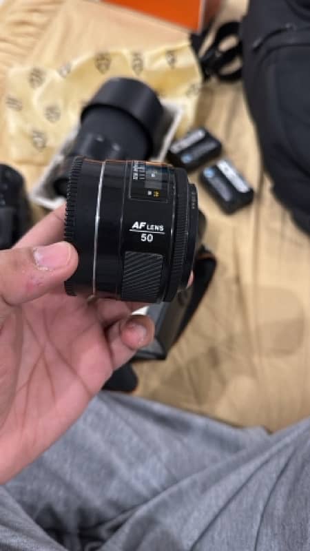 sony a300 with 2 extra lens and flash 6