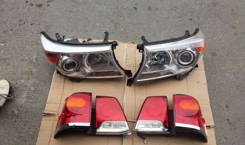 Toyota land crusier ZX 2014 headlights bumper 0