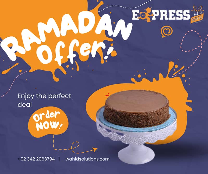 Ramadan-2025 Offer: Cake & Flower Bouquet for Just Rs. 2999! 2