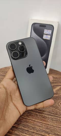 iPhone 15 Pro 128 GB JV Black 89% health with box VIP PRICE