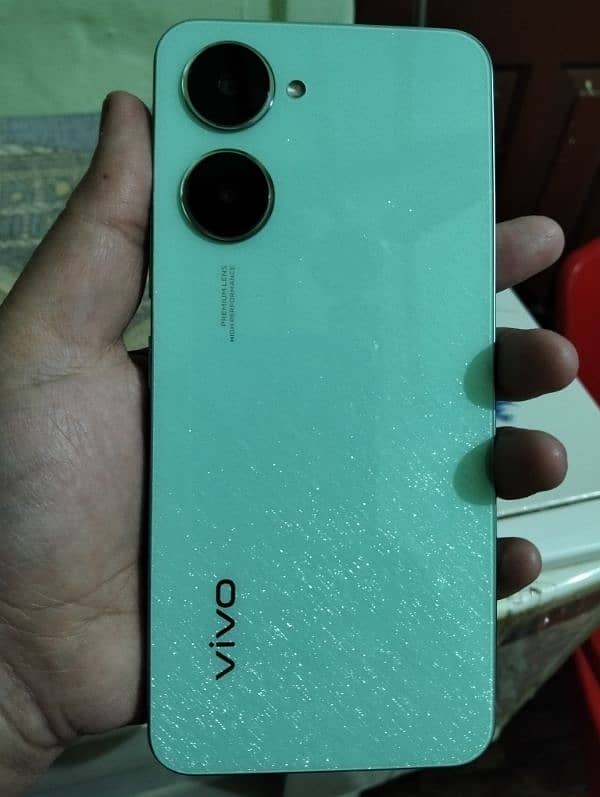 Vivo Y03T Gem Green Color 4/128 GB Just Box Open Full Warranty 1