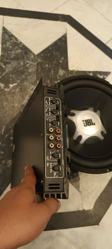 Jbl Woofer Ads amplifier 4 channel all working sound system 5