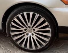 19” inch rims with tyres