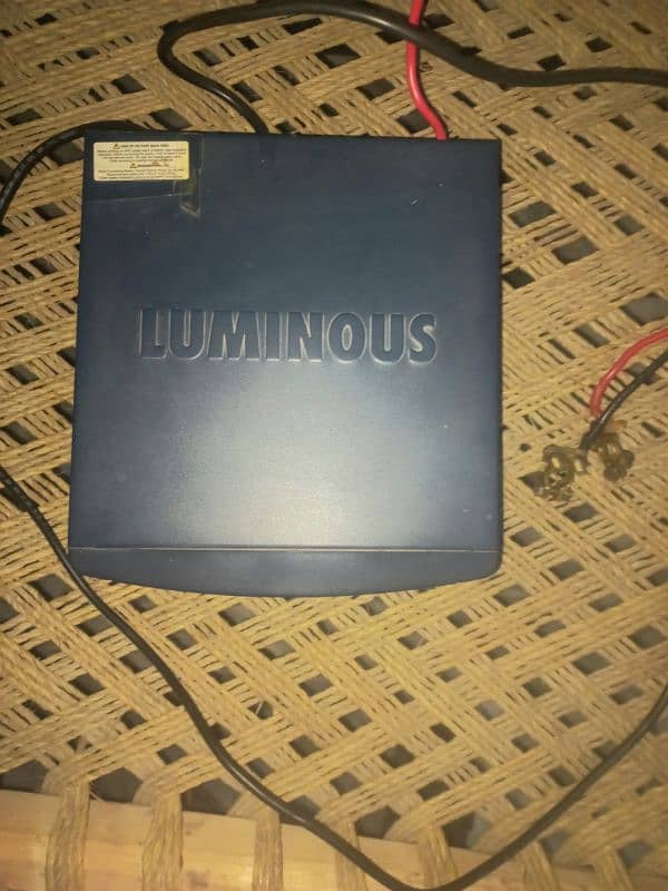 luminous eco watt + 1650  double batteries ups 1320 watts 1