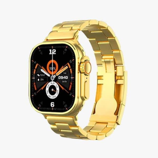 H69 ULTRA WITH EARBUDS SMARTWATCH GOLD EDITION 5