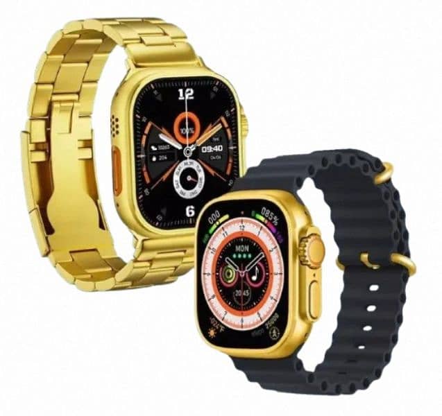 H69 ULTRA WITH EARBUDS SMARTWATCH GOLD EDITION 7