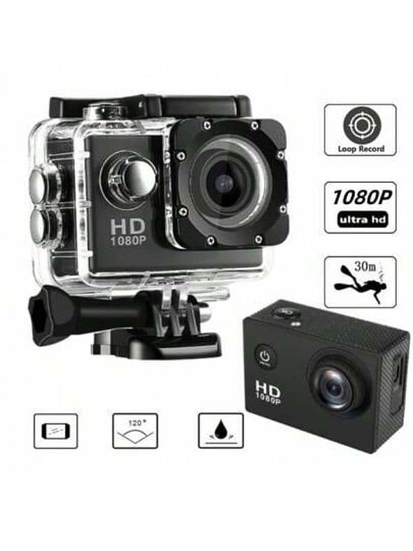 Action Camera Full HD 1080P 0