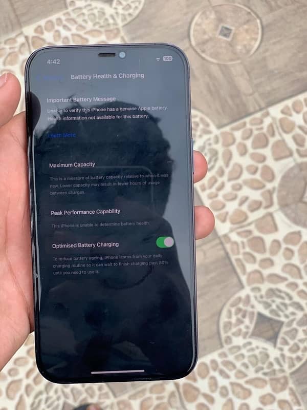 iphone 12 pro max 128 GB non pta factory unlock 4