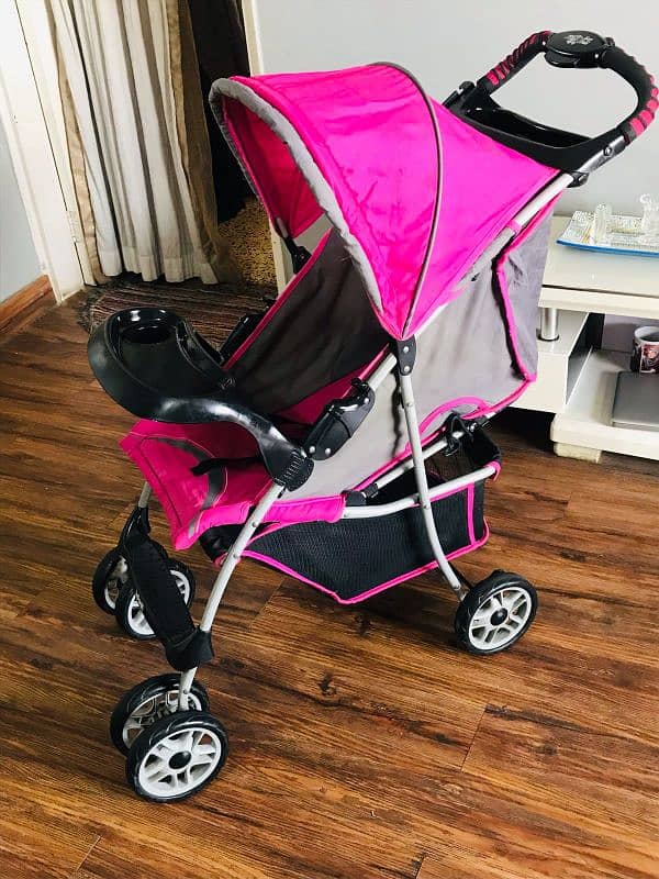 infanti brand stylish colour full pram for kids in reasonable price. 12