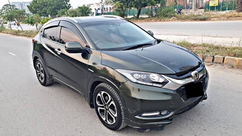 Honda Vezel 2014 2017 z sensing package with orange interior 1