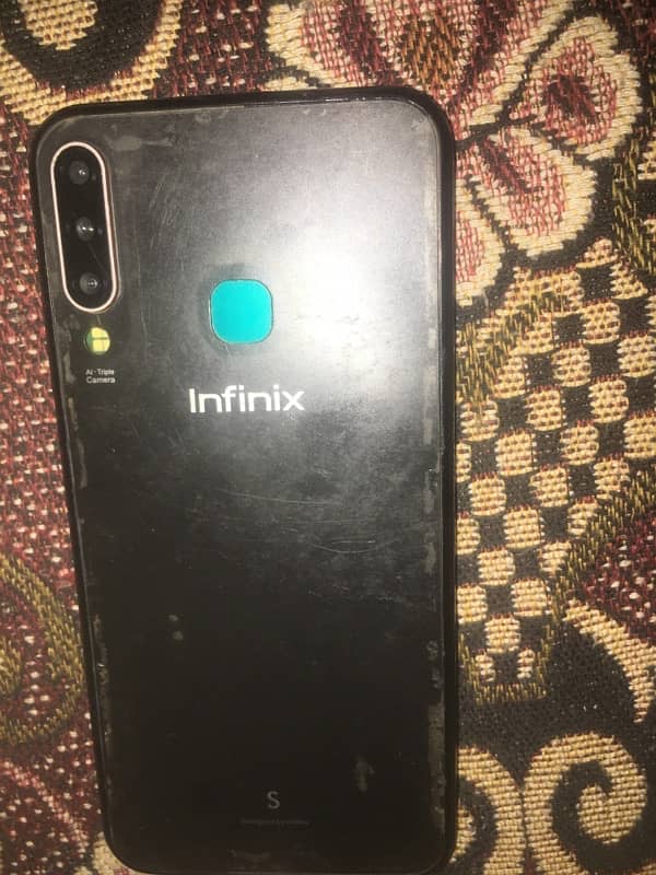 infinix s 4 urgent sale 4/64 with box 1