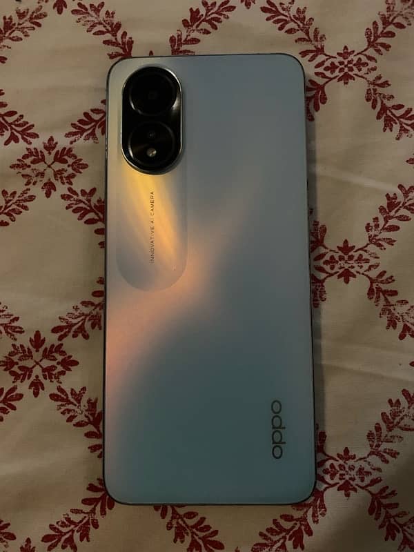 Oppo A18 with box 4/128 with extended Ram 1