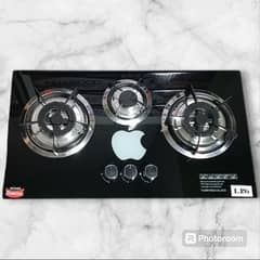 Glass Gas Hob and Stove