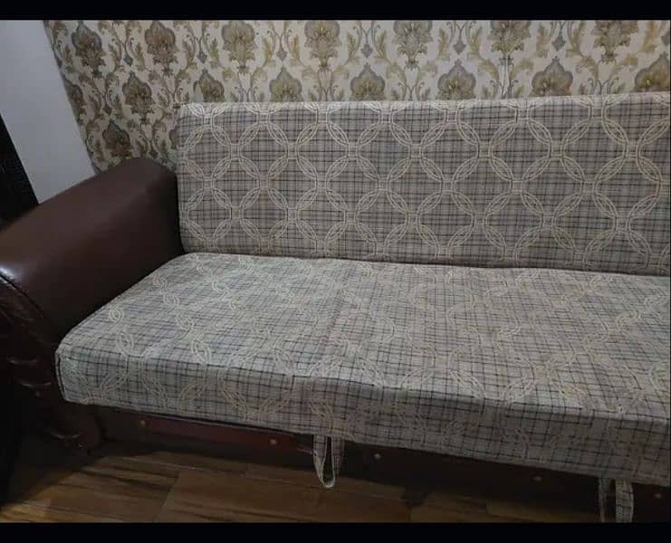 GOOD CONDITION SOFA CM BED IN LOW PRICE 1