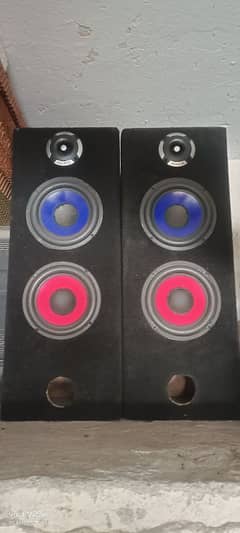 pioneer japani amp 8 inch speakers