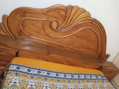 pure wood bed