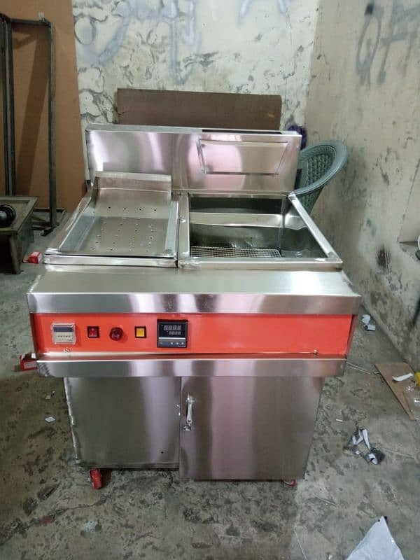 Deep fryer 16 litre with sizzling 8