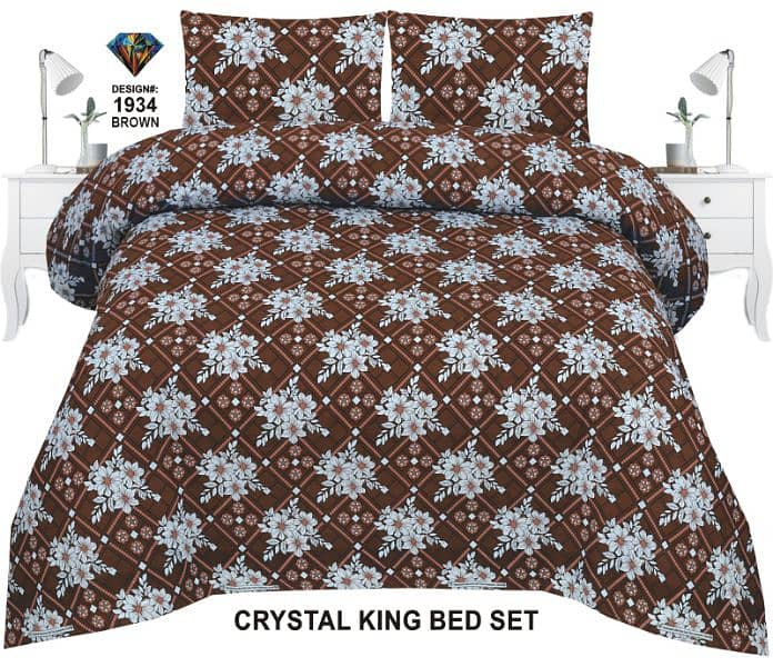 5D badsheet cotton King size. 6