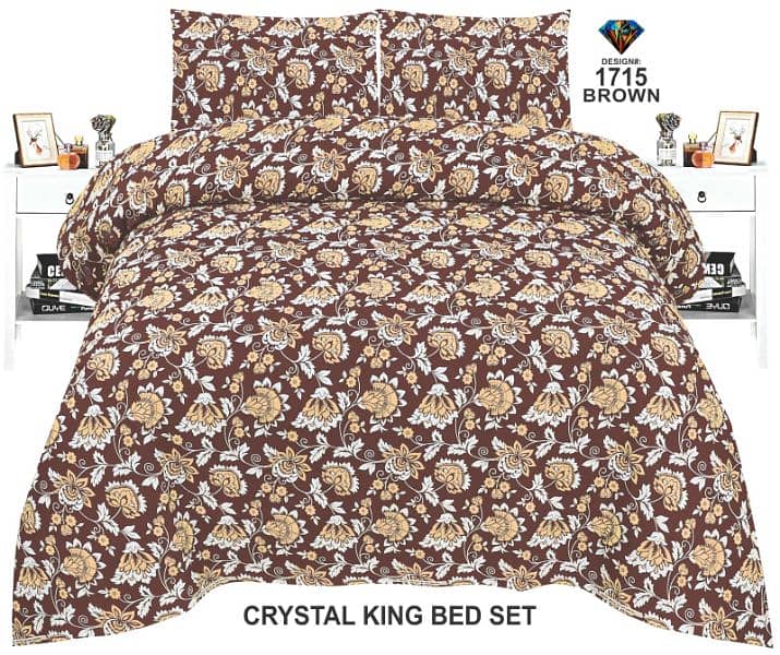 5D badsheet cotton King size. 12