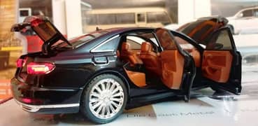 Audi A8L Diecast Toy Metal Model Size 8 Inches Light n sound