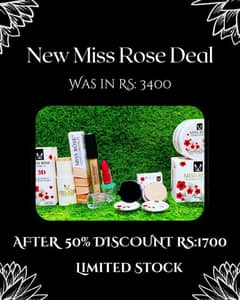 **NEW MISS ROSE DEAL – 50% OFF! LIMITED-TIME OFFER!