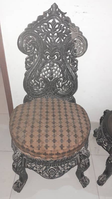 wooden chair set 2