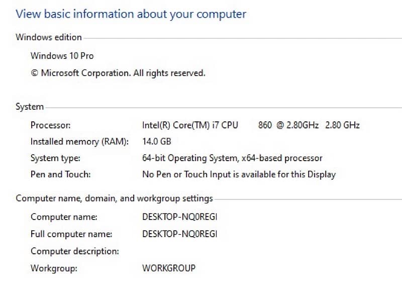 intel i7 1st gen with graphics card 2