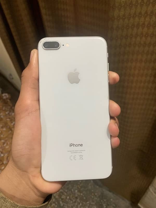 Iphone 8 plus 64GB white colour waterpack 03185146868 call me 5