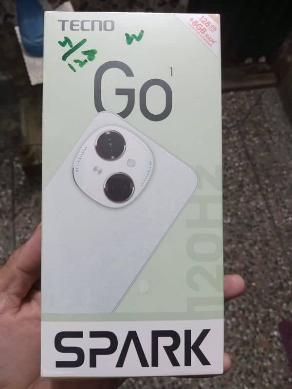 Techno Spark go 1. . 8/128GB only Box open All Accasaries pack new 0