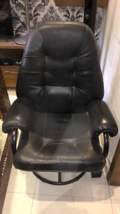 black office chair