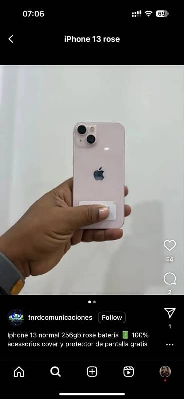 iPhone 13 128gb PTA approved 100 Health 4