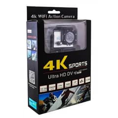 4k Waterproof Wireless Sports Camera Black