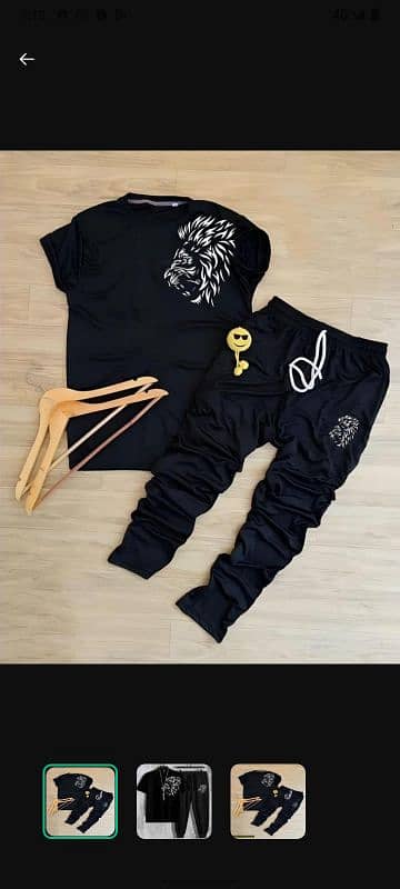 men black jercy  track suit 2