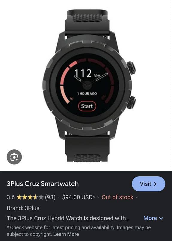 Callie and Cruz 3+ Hybrid Smartwatch Orginal 6