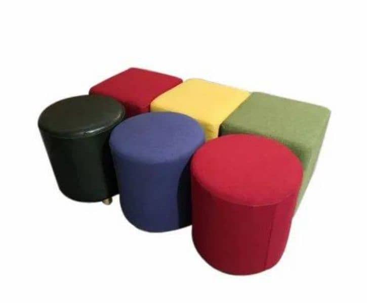 Stools puffy set 10