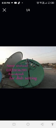 Dish setting fitting New canation