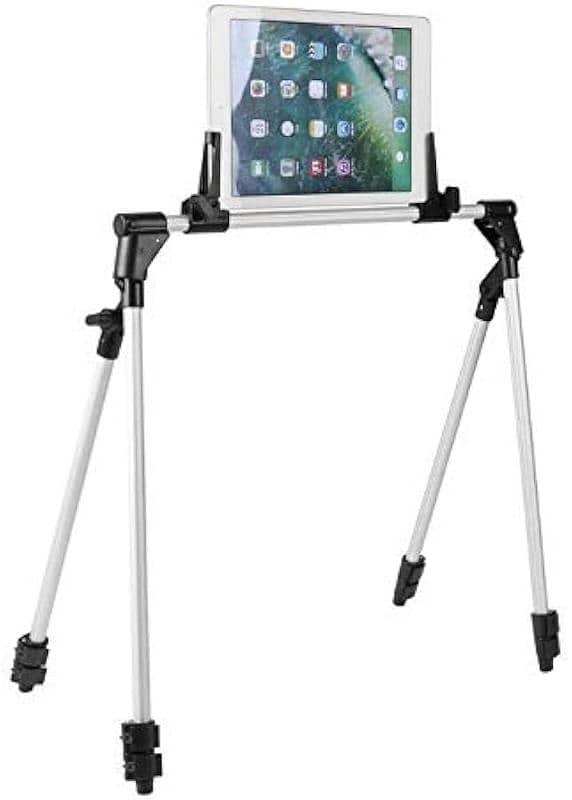 Aluminum Floor Mobile & Tablet Stand Holder 301-L - Silver 3