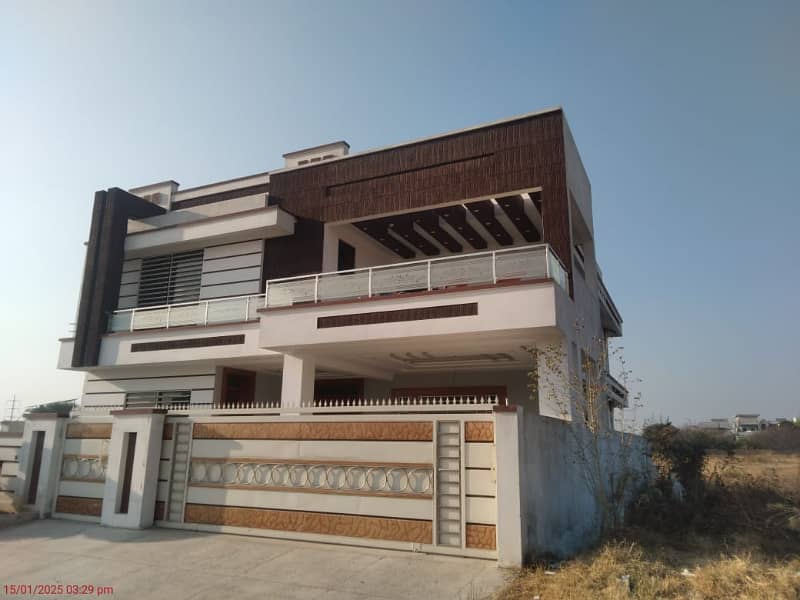 1 Kanal Double Unit House Available. For Sale in Gulshan e Sehat E-18 Islamabad 6