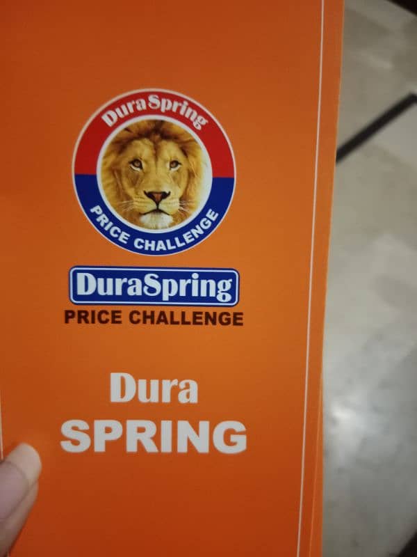 dura spring mattress just like new A-one condition  10 years warranty 3