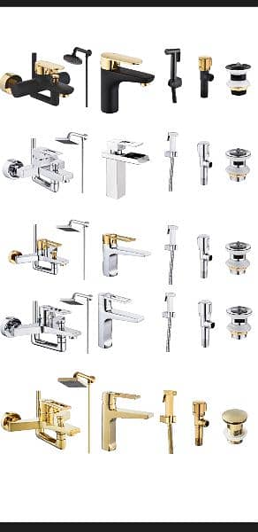 Sanitary_Bath Shower, Basin mixer, Toilet Shower, Basin waste 6