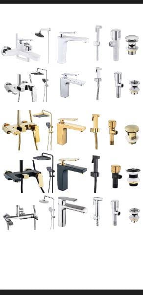 Sanitary_Bath Shower, Basin mixer, Toilet Shower, Basin waste 7