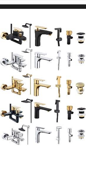 Sanitary_Bath Shower, Basin mixer, Toilet Shower, Basin waste 9