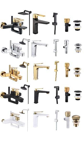 Sanitary_Bath Shower, Basin mixer, Toilet Shower, Basin waste 10