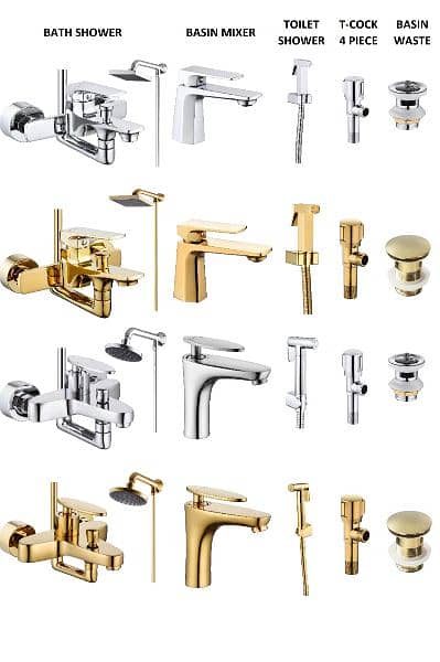 Sanitary_Bath Shower, Basin mixer, Toilet Shower, Basin waste 13