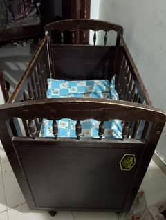 Baby wooden cot